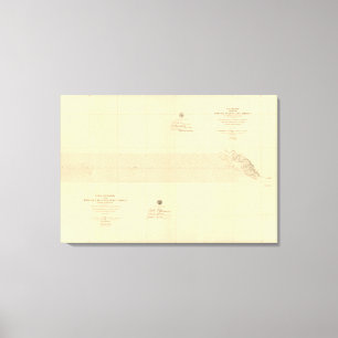 Linea Divisoria Entre Mexico 1 Canvas Print