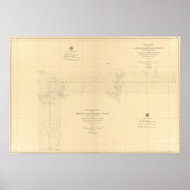 Linea Divisoria Entre Mexico 3 Poster (Front)