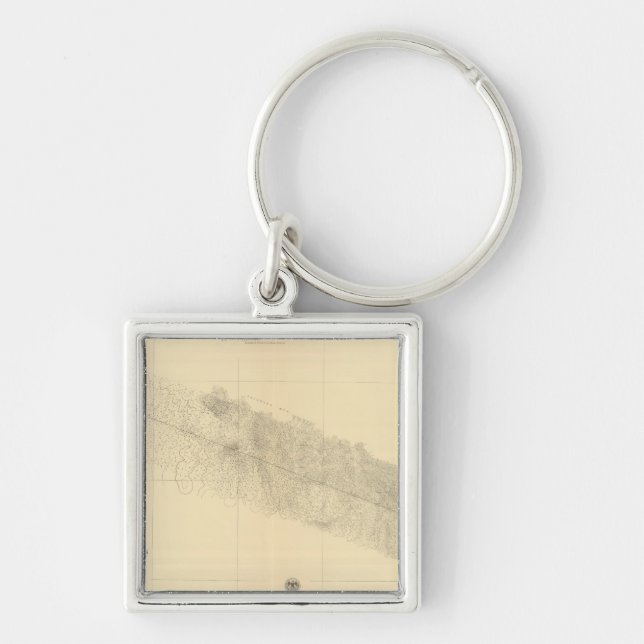 Linea Divisoria Entre Mexico 9 Keychain (Front)