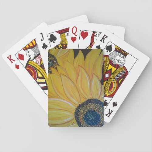 LineA Sunflower Duo Poker Cards