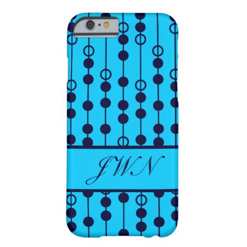 Linear Dot 4  SonoLeTre with monogram Barely There iPhone 6 Case