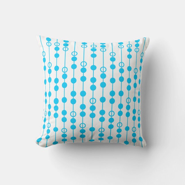 Linear Dot #6 @ SonoLeTre Throw Pillow (Front)