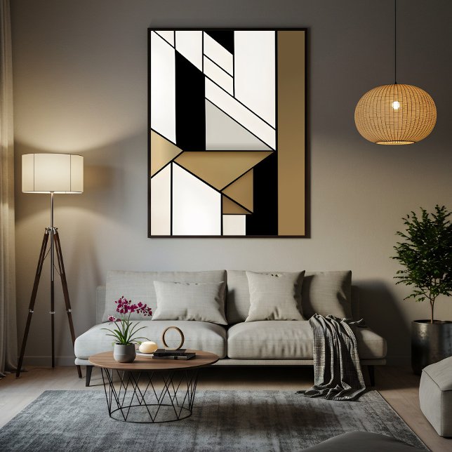 Linear Geometry Canvas Print (Creator Uploaded)