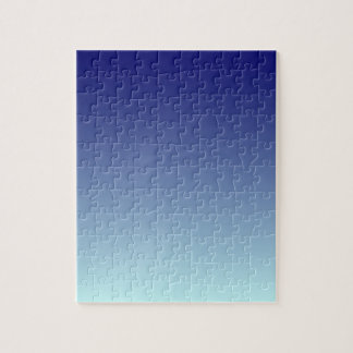 Linear Gradient Sky CCFFFF-000066 Jigsaw Puzzle