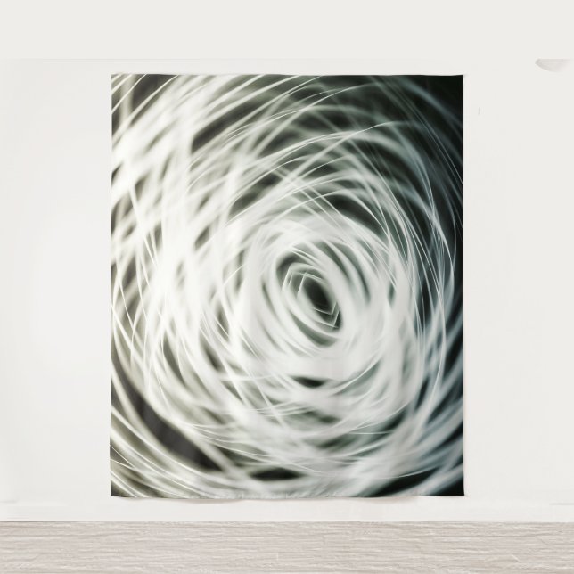 Linear Light Spiral - Tapestry (Front)