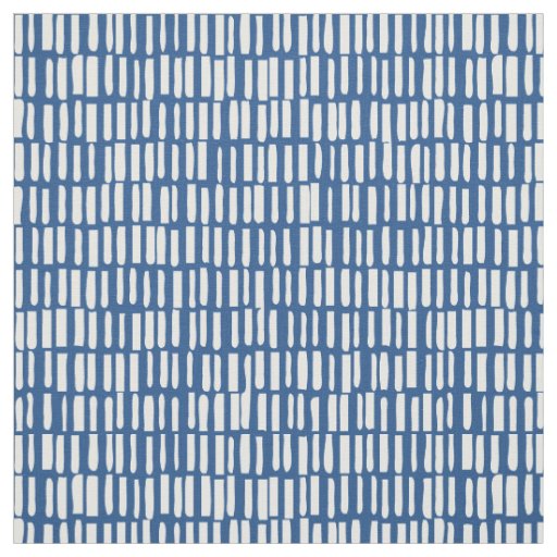 Linear, Modern Pattern - Sagamore - Blue Fabric