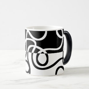 Linear Persuasion I: Abstract Black & White Color Morph Mug
