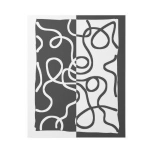 Linear Persuasion I: Abstract Black & White Gallery Wrap