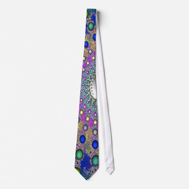 Linear vortex neck tie (Front)