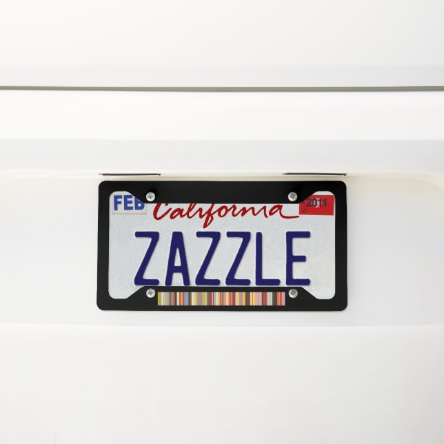 Lineart License Plate Frame (On Car)