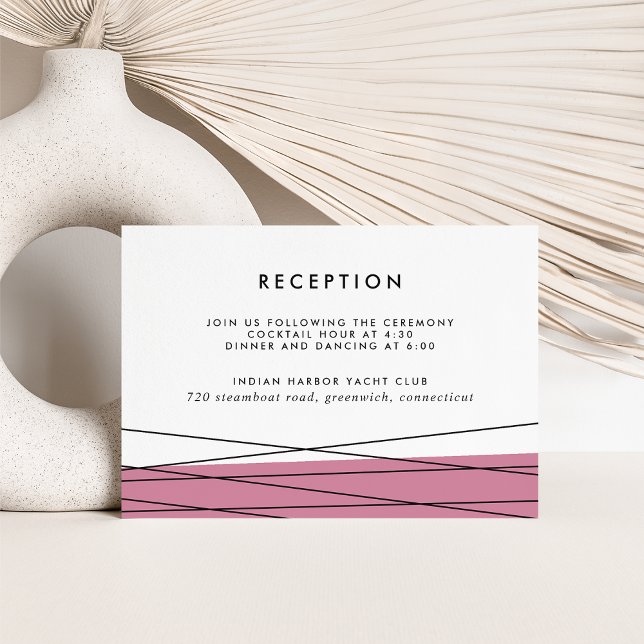 Lineation Reception Enclosure Card | Marsala (Creator Uploaded)