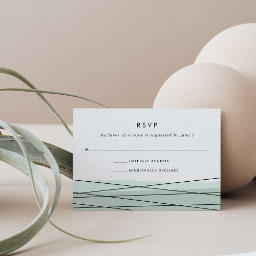 Lineation RSVP Card  Sea