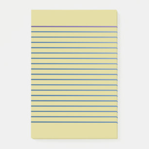 Lined Beige Post-it Notes