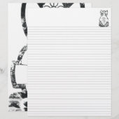 Lined Binder Paper 8.5"x11" Fits Avery Custom (Front/Back)