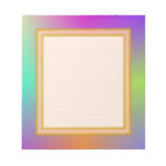Lined Colorful Metallic Small Note Pad at Zazzle