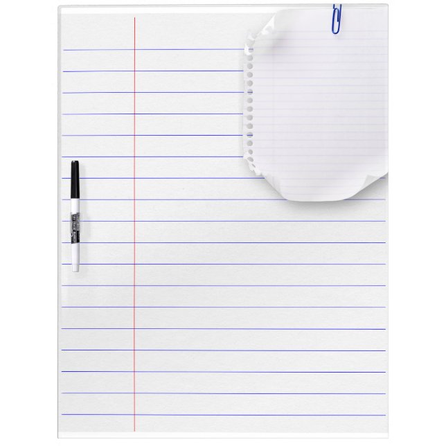 Lined Erase Board (Front)