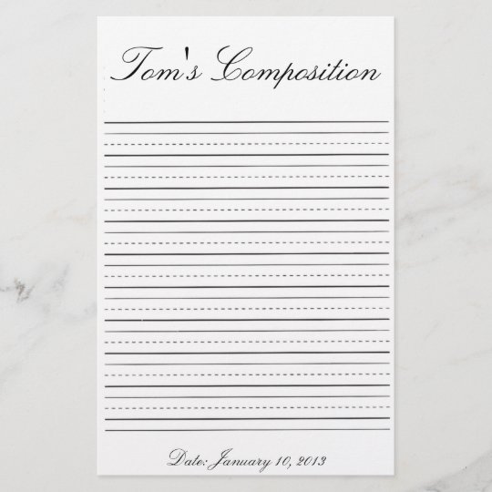 lined grammar school paper zazzlecom