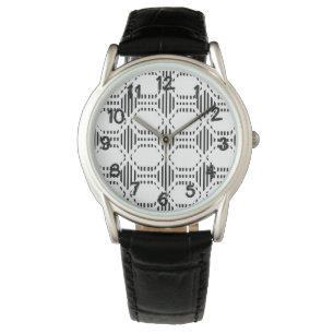 Lined Hexagons Watch