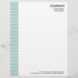 Lined Margin - Moss Green Letterhead