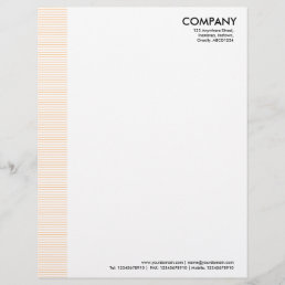 Lined Margin - Sand Letterhead