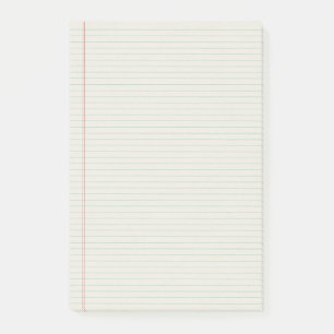Lined Notebook Binder Paper Post-it Notes