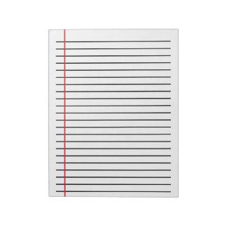 Lined Notepad