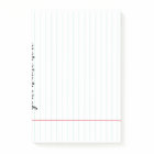 Lined Notepad Personalized