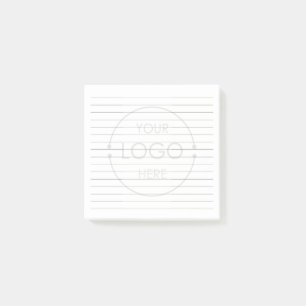Lined Opaque Business Logo Company Branding Office Post-it Notes