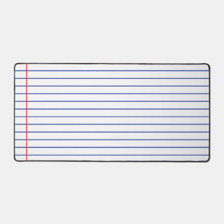 Lined Paper Desk Mat