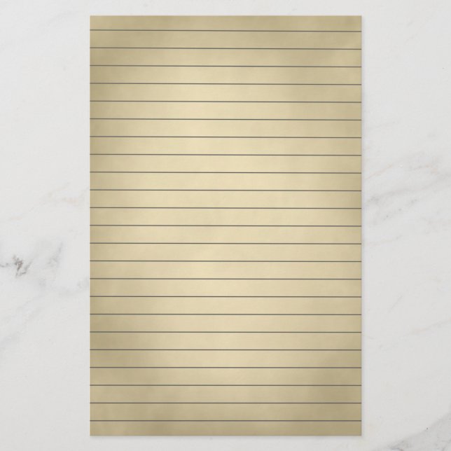Lined Paper in Grungy Brown (Front)