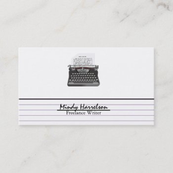 Lined Paper Index Card by sunbuds at Zazzle