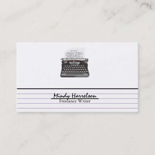 Lined Paper Index Card