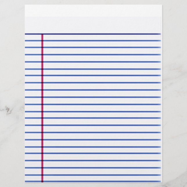 lined paper letterhead (Front)