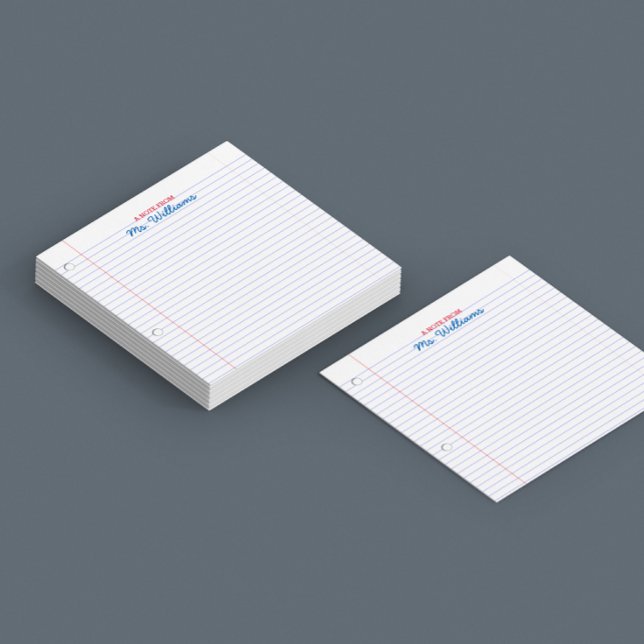 Lined Paper Look Teacher Notes (Creator Uploaded)