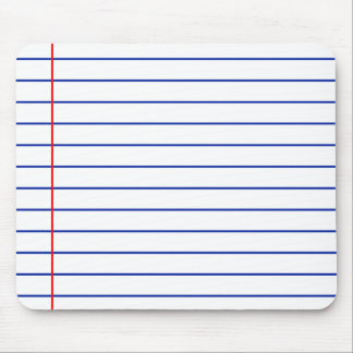 Lined Paper Mouse Pad