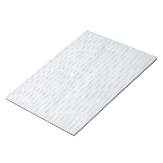 Lined Paper Notepad (Angled)