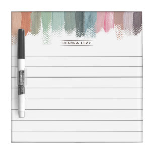 Lined Personalized Artist Creative Business Dry Erase Board