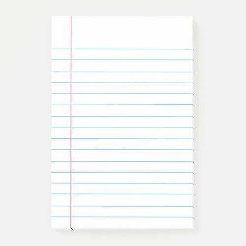  Lined School Notebook Paper N Post_it Notes