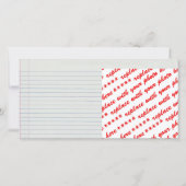 Lined School Paper Background (Front)