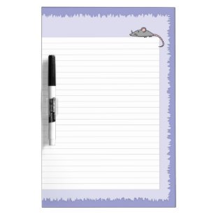 Lined Styled Note Paper Dry Erase Board