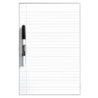 Lined Styled Note Paper Dry Erase Board