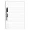 Lined Styled Note Paper Dry Erase Board