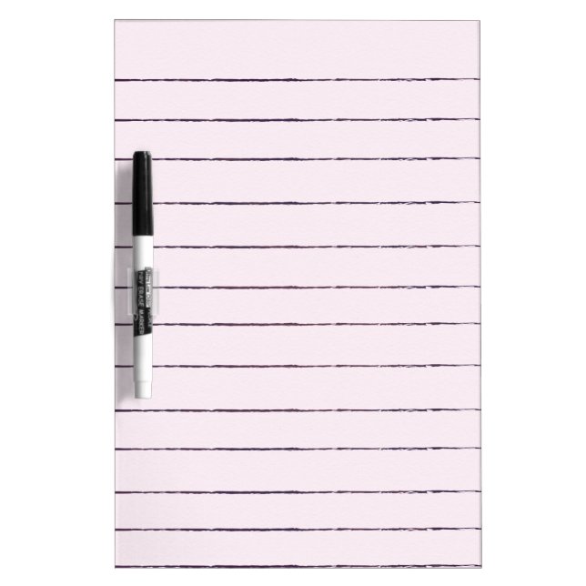 Lined Styled Note Paper Dry Erase Board (Front)