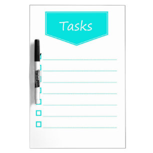 Lined Styled Note Paper Dry Erase Board