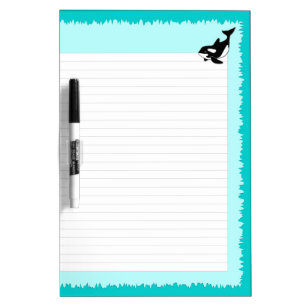 Lined Styled Note Paper Dry Erase Board