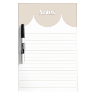 Lined Styled Note Paper Dry Erase Board