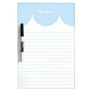 Lined Styled Note Paper Dry Erase Board
