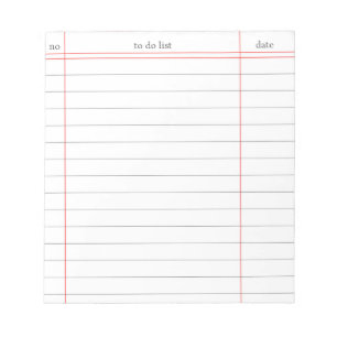Lined To-Do List Organize Your Tasks in Style Notepad