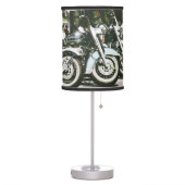 Lined Up V-Twin American Made Motorcycles Table Lamp (Left)