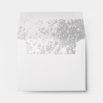 Lined White Glitter Envelope by DesignsbyDonnaSiggy at Zazzle